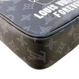 ルイ・ヴィトン LOUIS VUITTON ダヌーブPM ヴィヴィエンヌ限定 M43677 ブラック モノグラム・クリプス メンズ ショルダーバッグ