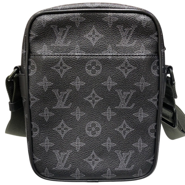 ルイ・ヴィトン LOUIS VUITTON ダヌーブPM ヴィヴィエンヌ限定 M43677 モノグラム・エクリプス PVCキャンパス メンズ ショルダーバッグ