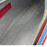 ルイ・ヴィトン LOUIS VUITTON ミュルティ ポシェット アクセソワール M44990 ブルー モノグラム・デニム レディース ショルダーバッグ