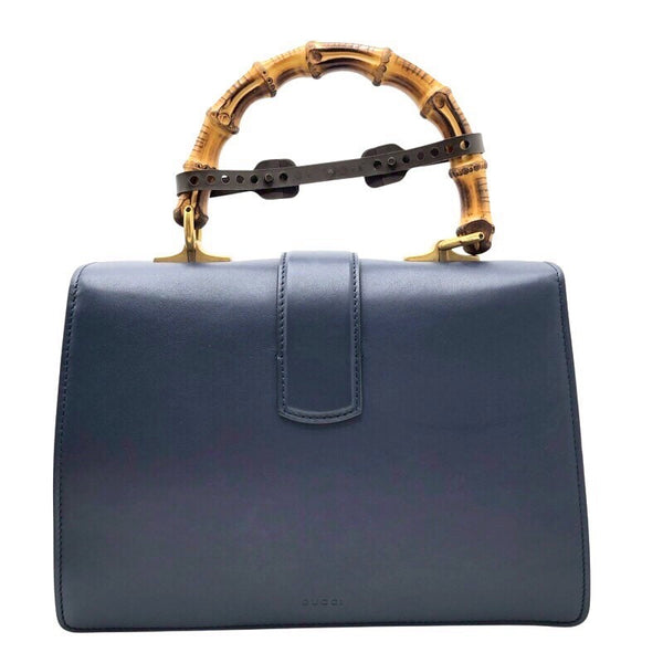 グッチ GUCCI ディオニュソス バンブー ハンドルバッグ 2way 448075 ネイビー/グリーン/レッド レザー レディース ショルダーバッグ