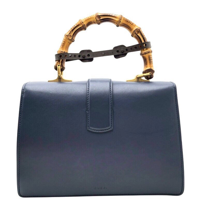 グッチ GUCCI ディオニュソス バンブー ハンドルバッグ 2way 448075 ネイビー/グリーン/レッド レザー レディース ショルダーバッグ