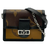 ルイ・ヴィトン LOUIS VUITTON ドーフィーヌMM M44599 ブラウン モノグラム・ジャイアント・リバース レディース ショルダーバッグ