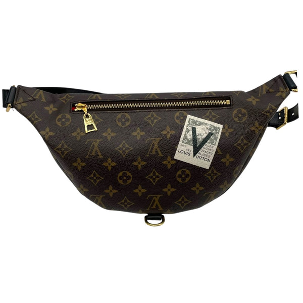ルイ・ヴィトン LOUIS VUITTON バムバッグ M43644 ブラウン モノグラム ユニセックス ボディバッグ