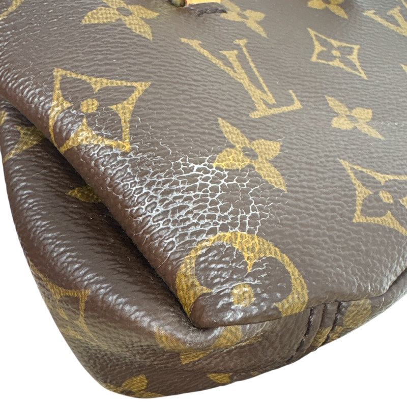 ルイ・ヴィトン LOUIS VUITTON ナノパラス M61254 ブラウン モノグラム レディース ショルダーバッグ