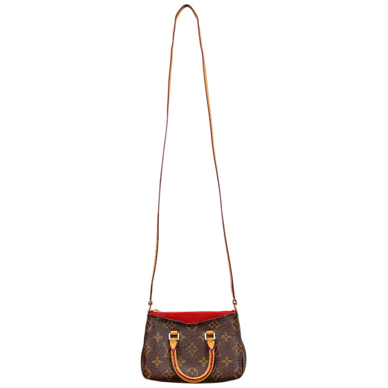 ルイ・ヴィトン LOUIS VUITTON ナノパラス M61254 ブラウン モノグラム レディース ショルダーバッグ