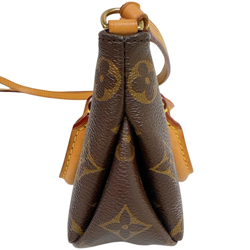 ルイ・ヴィトン LOUIS VUITTON ナノパラス M61254 ブラウン モノグラム レディース ショルダーバッグ