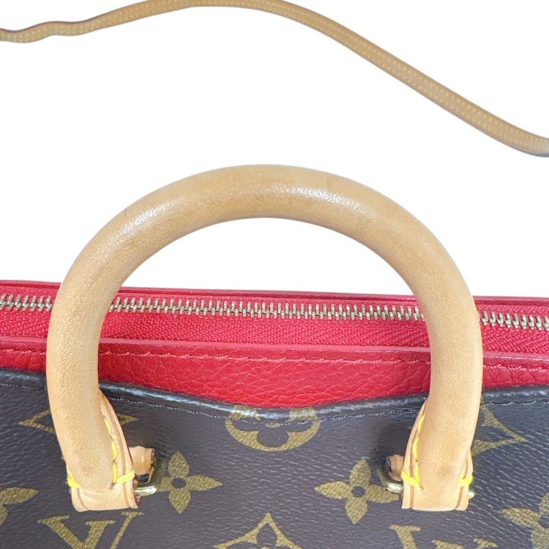 ルイ・ヴィトン LOUIS VUITTON ナノパラス M61254 ブラウン モノグラム レディース ショルダーバッグ