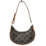 セリーヌ CELINE ミニアヴァ タン ゴールド金具 キャンバス/カーフ レディース ショルダーバッグ