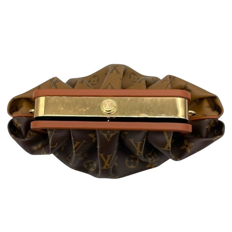ルイ・ヴィトン LOUIS VUITTON ブルシコ EW M45229 ブラウン モノグラム・リバース レディース ショルダーバッグ