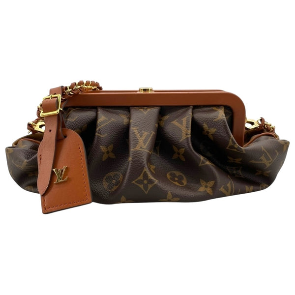 ルイ・ヴィトン LOUIS VUITTON ブルシコ EW M45229 ブラウン モノグラム・リバース レディース ショルダーバッグ