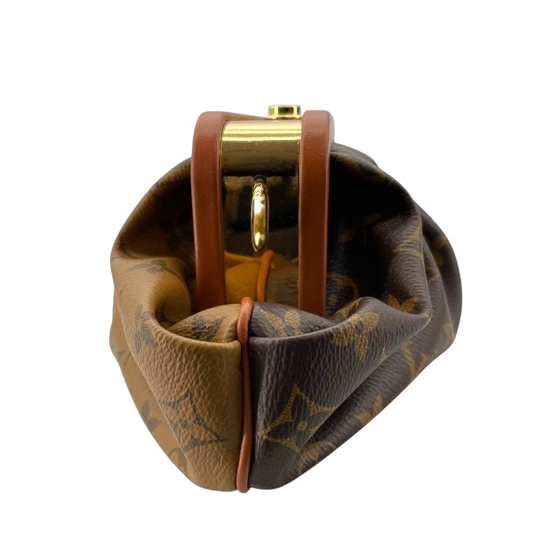 ルイ・ヴィトン LOUIS VUITTON ブルシコ EW M45229 ブラウン モノグラム・リバース レディース ショルダーバッグ