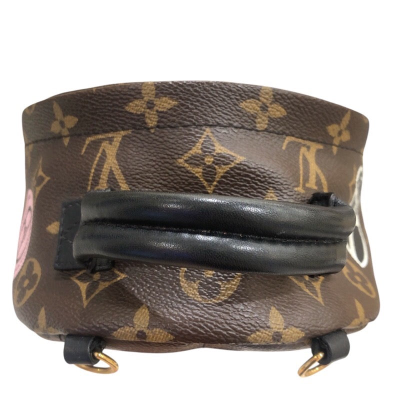ルイ・ヴィトン LOUIS VUITTON パームスプリングスMINI バックパック ワールドツアー M42971 ブラウン モノグラム レディース リュック・デイパック