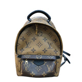 ルイ・ヴィトン LOUIS VUITTON パームスプリングスMINIバックパック M44872 ブラウン/ゴールド金具 モノグラムキャンバス レディース リュック・デイパック