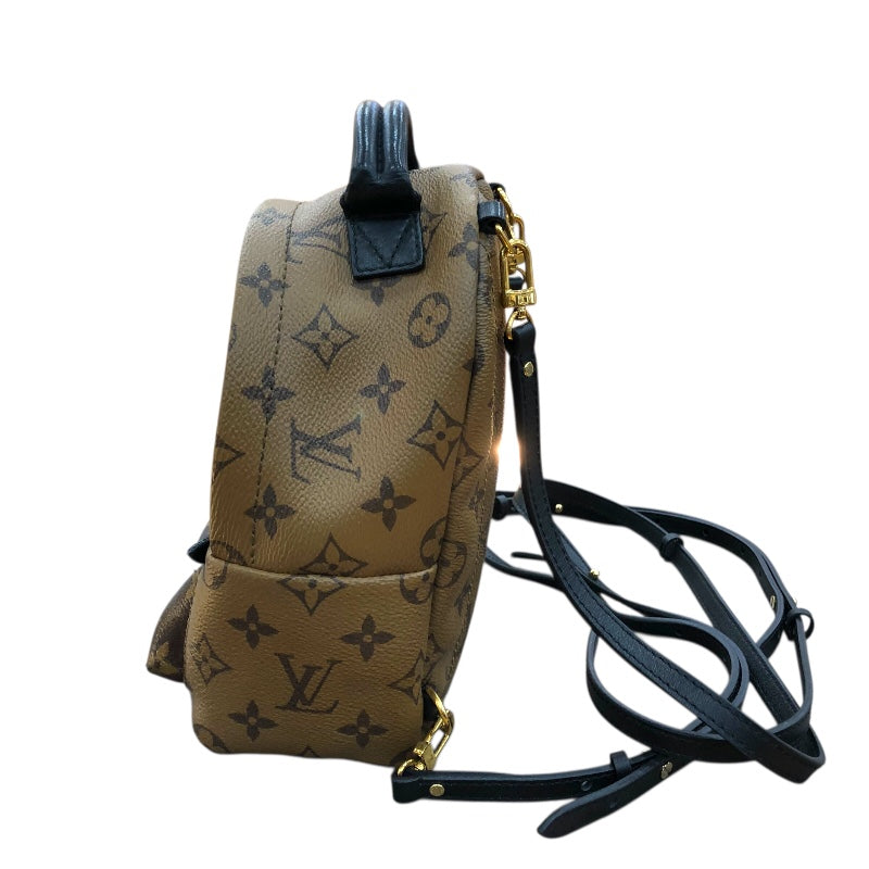 ルイ・ヴィトン LOUIS VUITTON パームスプリングスMINIバックパック M44872 ブラウン/ゴールド金具 モノグラムキャンバス レディース リュック・デイパック