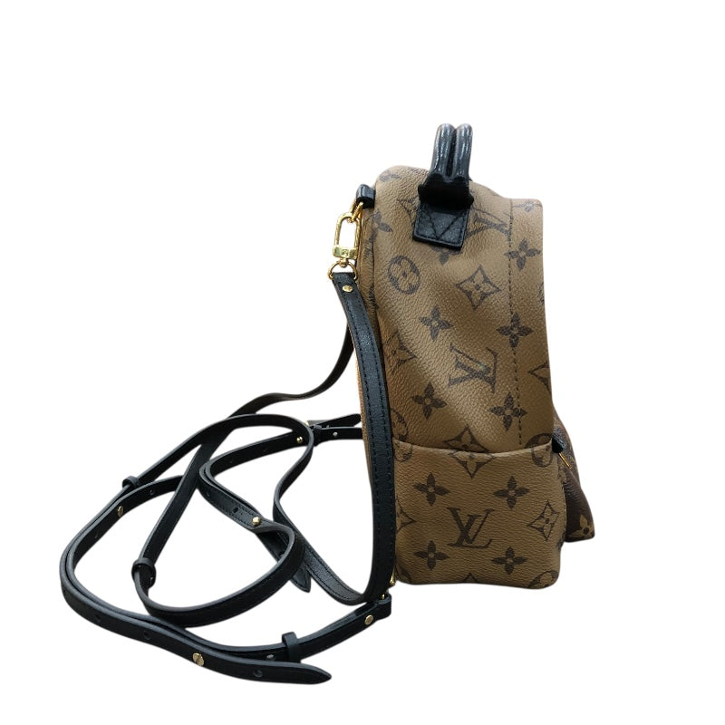 ルイ・ヴィトン LOUIS VUITTON パームスプリングスMINIバックパック M44872 ブラウン/ゴールド金具 モノグラムキャンバス レディース リュック・デイパック