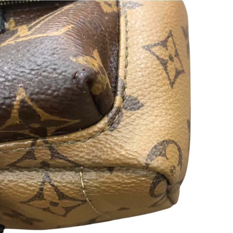 ルイ・ヴィトン LOUIS VUITTON パームスプリングスMINIバックパック M44872 ブラウン/ゴールド金具 モノグラムキャンバス レディース リュック・デイパック