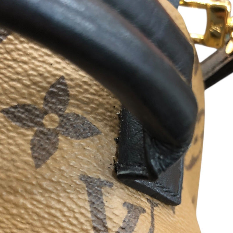 ルイ・ヴィトン LOUIS VUITTON パームスプリングスMINIバックパック M44872 ブラウン/ゴールド金具 モノグラムキャンバス レディース リュック・デイパック