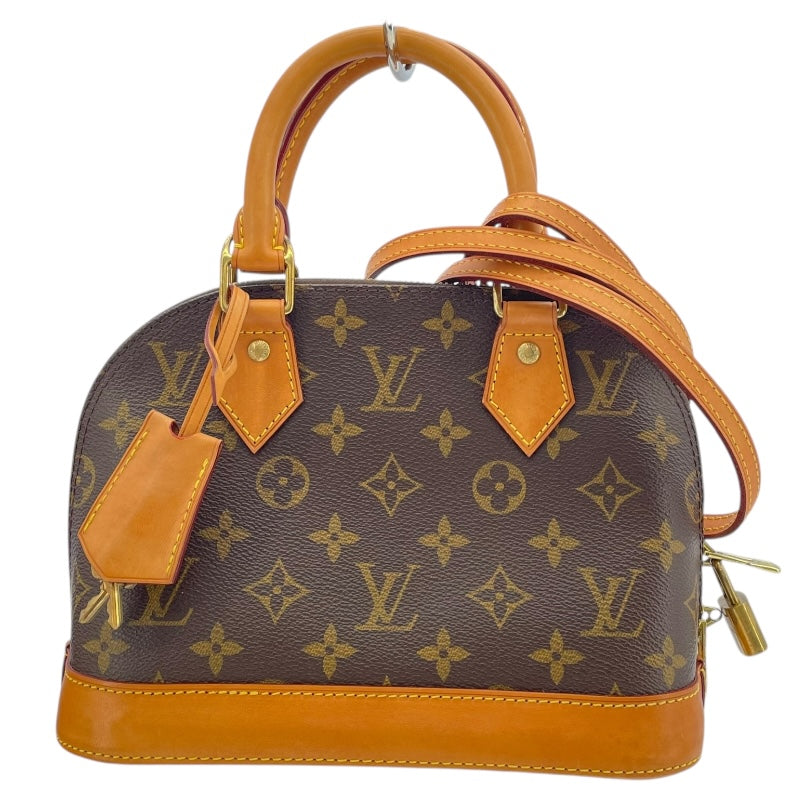 ルイ・ヴィトン LOUIS VUITTON アルマBB  M53152 ブラウン モノグラムキャンバス レディース ショルダーバッグ
