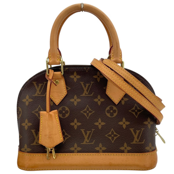 ルイ・ヴィトン LOUIS VUITTON アルマBB M53152 ブラウン モノグラムキャンバス レディース ショルダーバッグ
