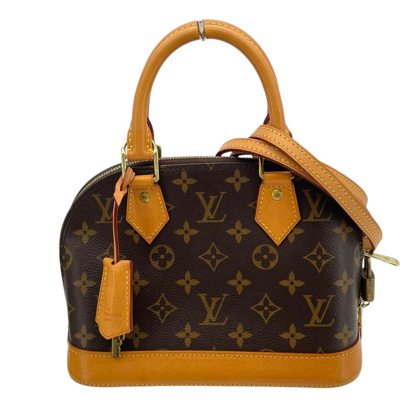 ルイ・ヴィトン LOUIS VUITTON アルマBB  M53152 ブラウン モノグラムキャンバス レディース ショルダーバッグ