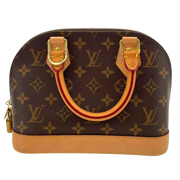 ルイ・ヴィトン LOUIS VUITTON アルマBB M53152 ブラウン モノグラムキャンバス レディース ショルダーバッグ