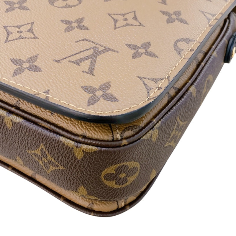 ルイ・ヴィトン LOUIS VUITTON ポシェット・メティス Ｍ44876 ブラウン モノグラム・リバース レディース ショルダーバッグ
