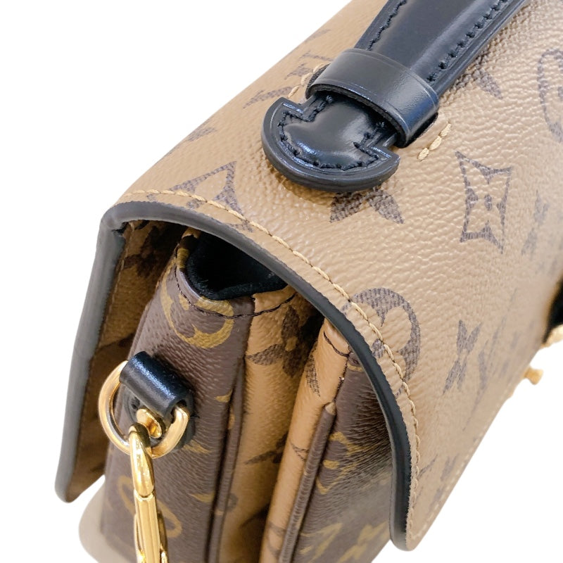 ルイ・ヴィトン LOUIS VUITTON ポシェット・メティス Ｍ44876 ブラウン モノグラム・リバース レディース ショルダーバッグ