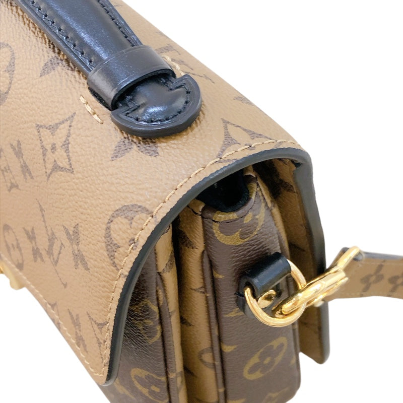 ルイ・ヴィトン LOUIS VUITTON ポシェット・メティス Ｍ44876 ブラウン モノグラム・リバース レディース ショルダーバッグ