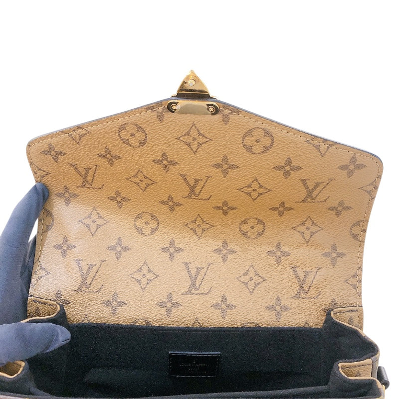 ルイ・ヴィトン LOUIS VUITTON ポシェット・メティス Ｍ44876 ブラウン モノグラム・リバース レディース ショルダーバッグ