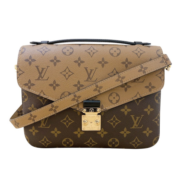 ルイ・ヴィトン LOUIS VUITTON ポシェット・メティス Ｍ44876 ブラウン モノグラム・リバース レディース ショルダーバッグ