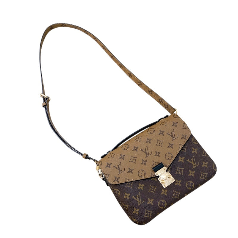 ルイ・ヴィトン LOUIS VUITTON ポシェット・メティス Ｍ44876 ブラウン モノグラム・リバース レディース ショルダーバッグ