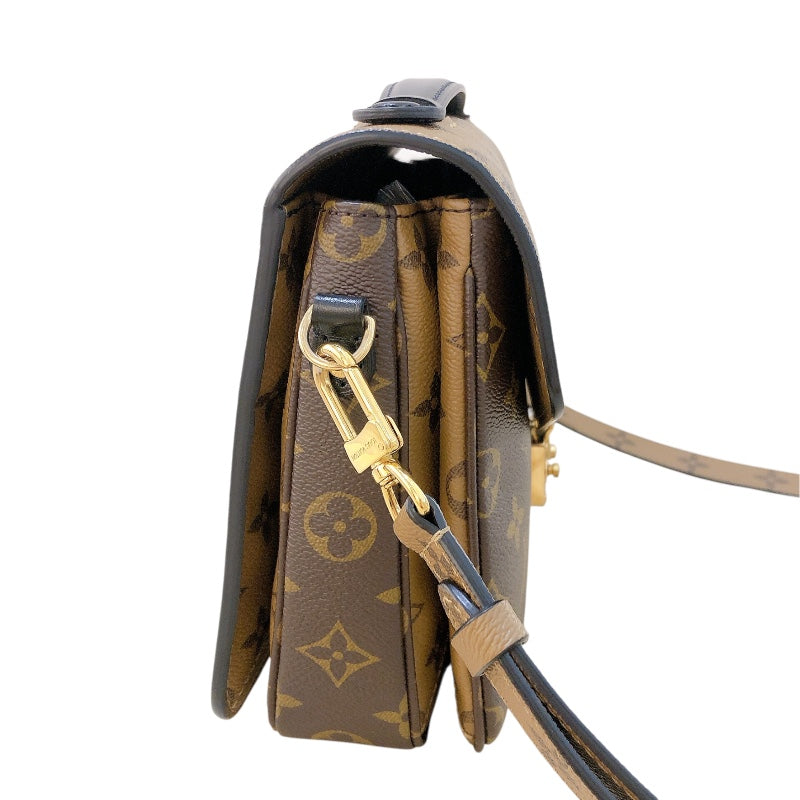 ルイ・ヴィトン LOUIS VUITTON ポシェット・メティス Ｍ44876 ブラウン モノグラム・リバース レディース ショルダーバッグ