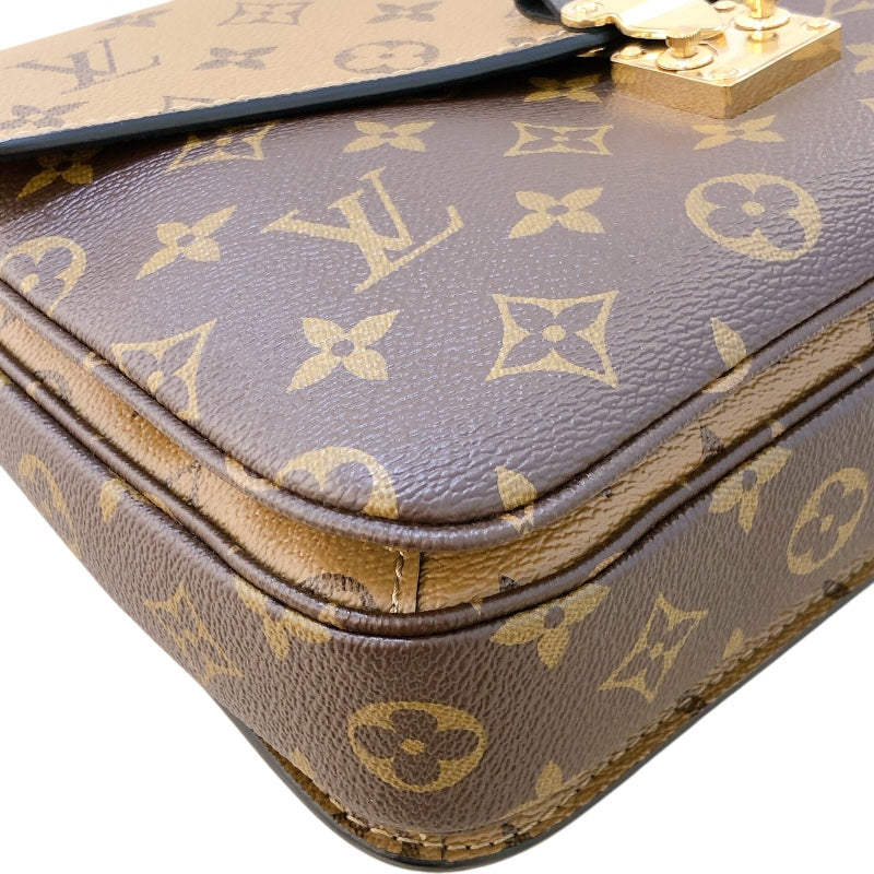 ルイ・ヴィトン LOUIS VUITTON ポシェット・メティス Ｍ44876 ブラウン モノグラム・リバース レディース ショルダーバッグ