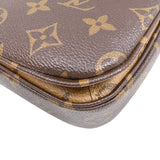 ルイ・ヴィトン LOUIS VUITTON ポシェット・メティスMM M44876 ブラウン　ゴールド金具 モノグラム・リバース レディース ショルダーバッグ