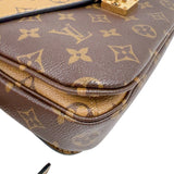 ルイ・ヴィトン LOUIS VUITTON ポシェット・メティスMM M44876 ブラウン　ゴールド金具 モノグラム・リバース レディース ショルダーバッグ