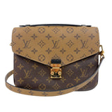 ルイ・ヴィトン LOUIS VUITTON ポシェット・メティスMM M44876 ブラウン　ゴールド金具 モノグラム・リバース レディース ショルダーバッグ
