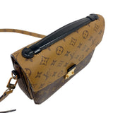 ルイ・ヴィトン LOUIS VUITTON ポシェット・メティスMM M44876 ブラウン　ゴールド金具 モノグラム・リバース レディース ショルダーバッグ