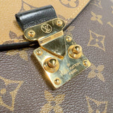 ルイ・ヴィトン LOUIS VUITTON ポシェット・メティスMM M44876 ブラウン　ゴールド金具 モノグラム・リバース レディース ショルダーバッグ