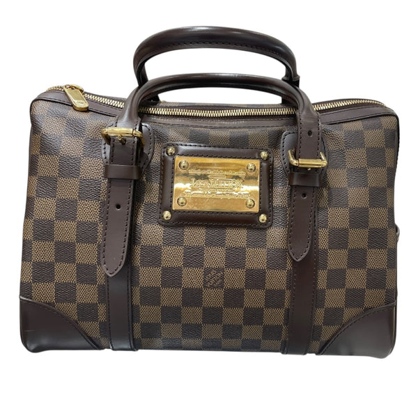 ルイ・ヴィトン LOUIS VUITTON バークレー N52000 ブラウン ダミエ ユニセックス ハンドバッグ
