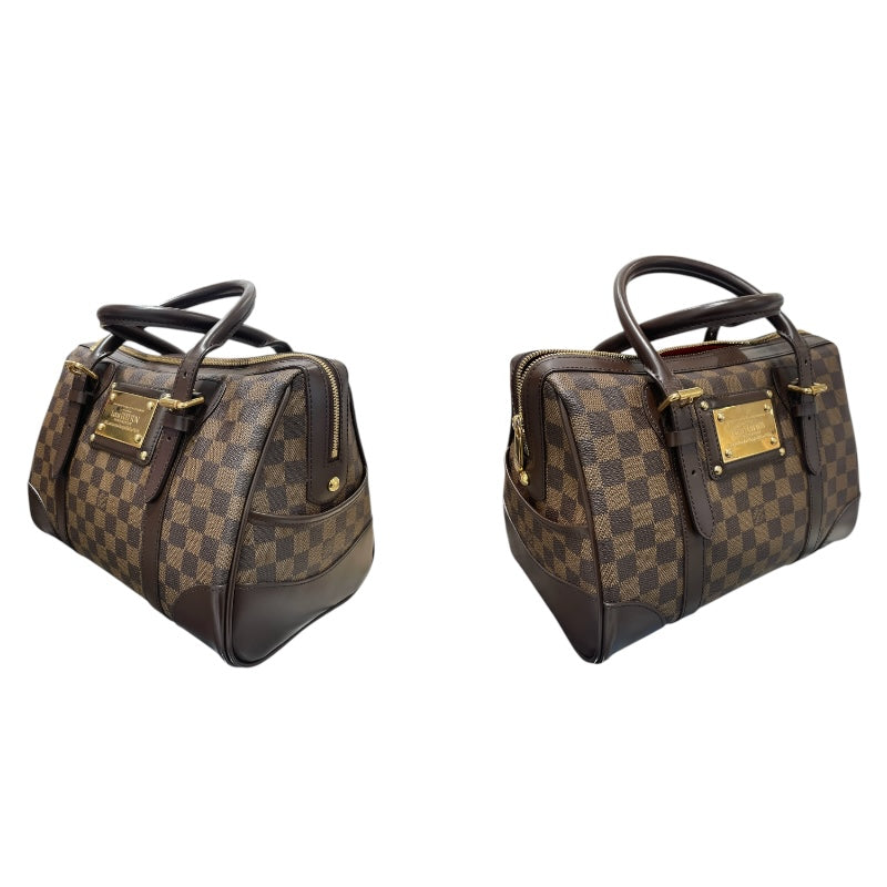 ルイ・ヴィトン LOUIS VUITTON バークレー N52000 ブラウン ダミエ ユニセックス ハンドバッグ