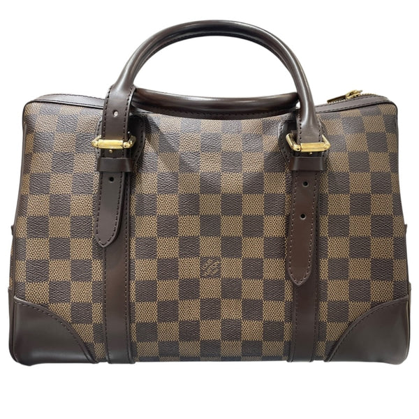 ルイ・ヴィトン LOUIS VUITTON バークレー N52000 ブラウン ダミエ ユニセックス ハンドバッグ