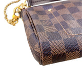 ルイ・ヴィトン LOUIS VUITTON フェイボリットPM N41276 ブラウン ダミエキャンバス レディース ショルダーバッグ