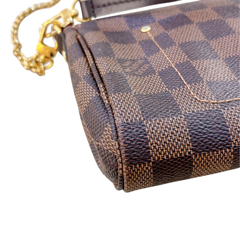 ルイ・ヴィトン LOUIS VUITTON フェイボリットPM N41276 ブラウン ダミエキャンバス レディース ショルダーバッグ