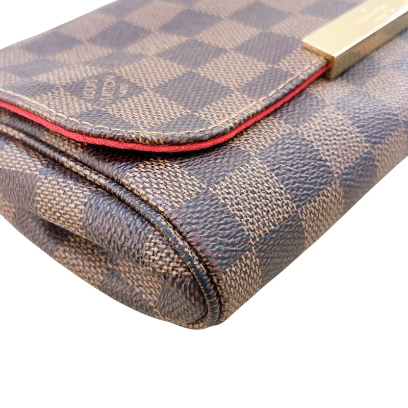 ルイ・ヴィトン LOUIS VUITTON フェイボリットPM N41276 ブラウン ダミエキャンバス レディース ショルダーバッグ