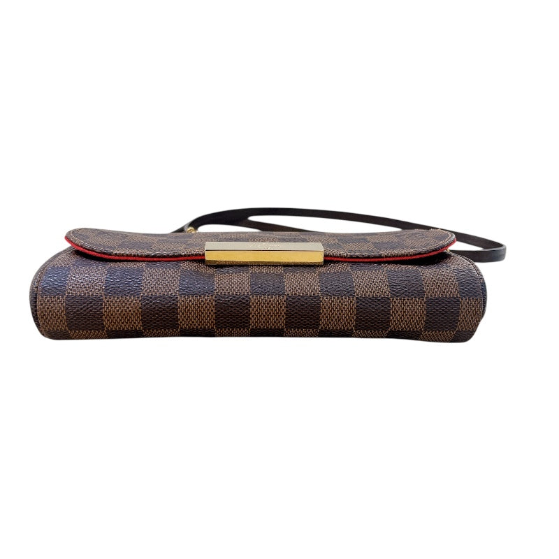 ルイ・ヴィトン LOUIS VUITTON フェイボリットPM N41276 ブラウン ダミエキャンバス レディース ショルダーバッグ