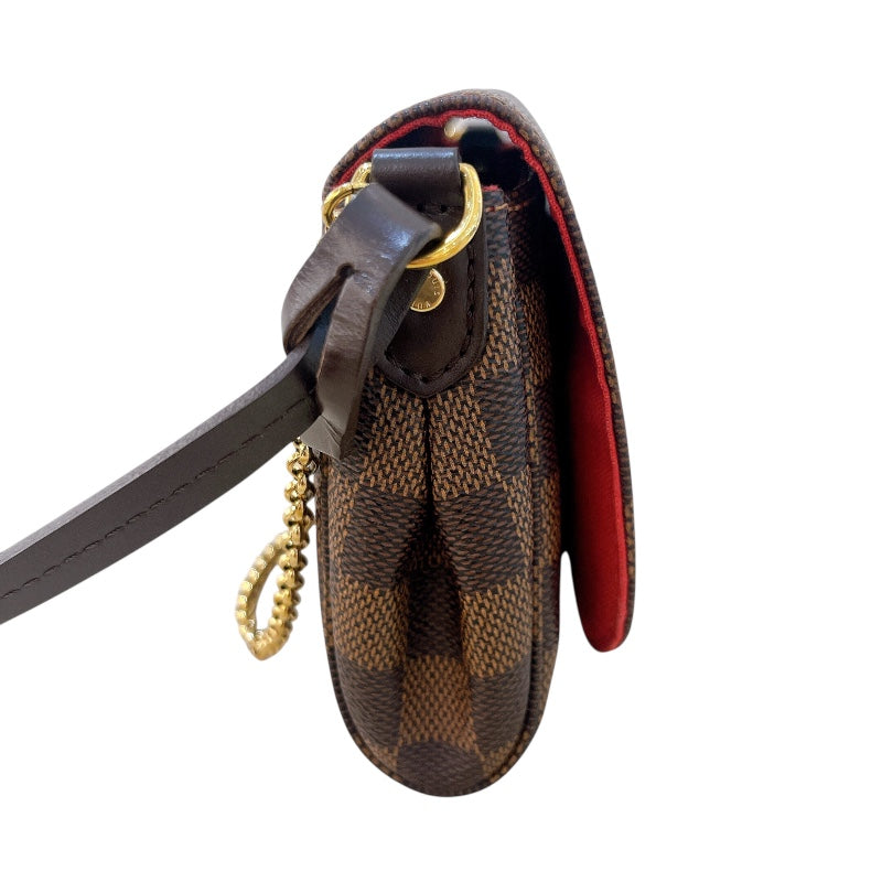 ルイ・ヴィトン LOUIS VUITTON フェイボリットPM N41276 ブラウン ダミエキャンバス レディース ショルダーバッグ
