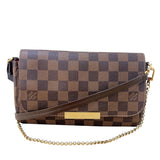 ルイ・ヴィトン LOUIS VUITTON フェイボリットPM N41276 ブラウン ダミエキャンバス レディース ショルダーバッグ