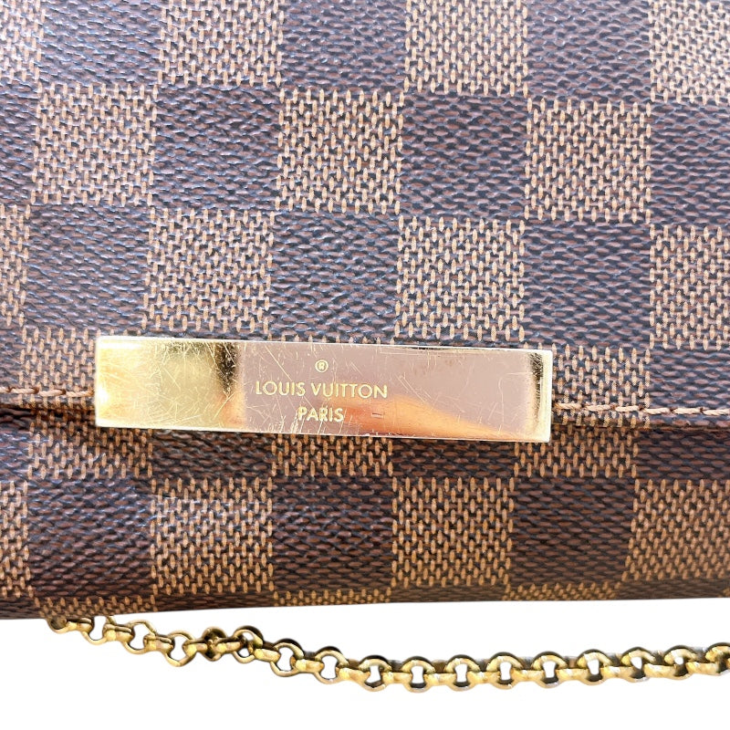 ルイ・ヴィトン LOUIS VUITTON フェイボリットPM N41276 ブラウン ダミエキャンバス レディース ショルダーバッグ