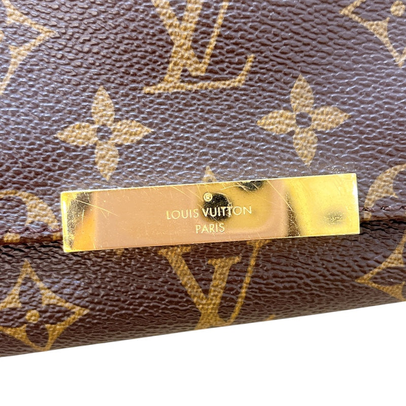 ルイ・ヴィトン LOUIS VUITTON フェイボリットPM M40717 ブラウン モノグラムキャンバス レディース ショルダーバッグ