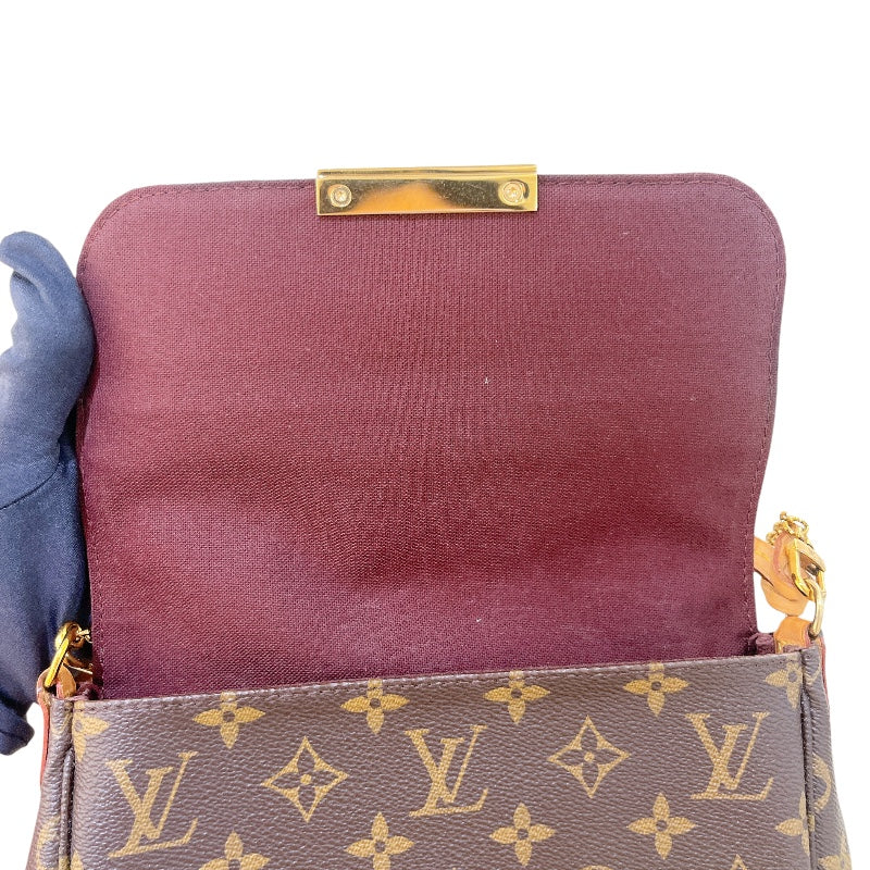 ルイ・ヴィトン LOUIS VUITTON フェイボリットPM M40717 ブラウン モノグラムキャンバス レディース ショルダーバッグ